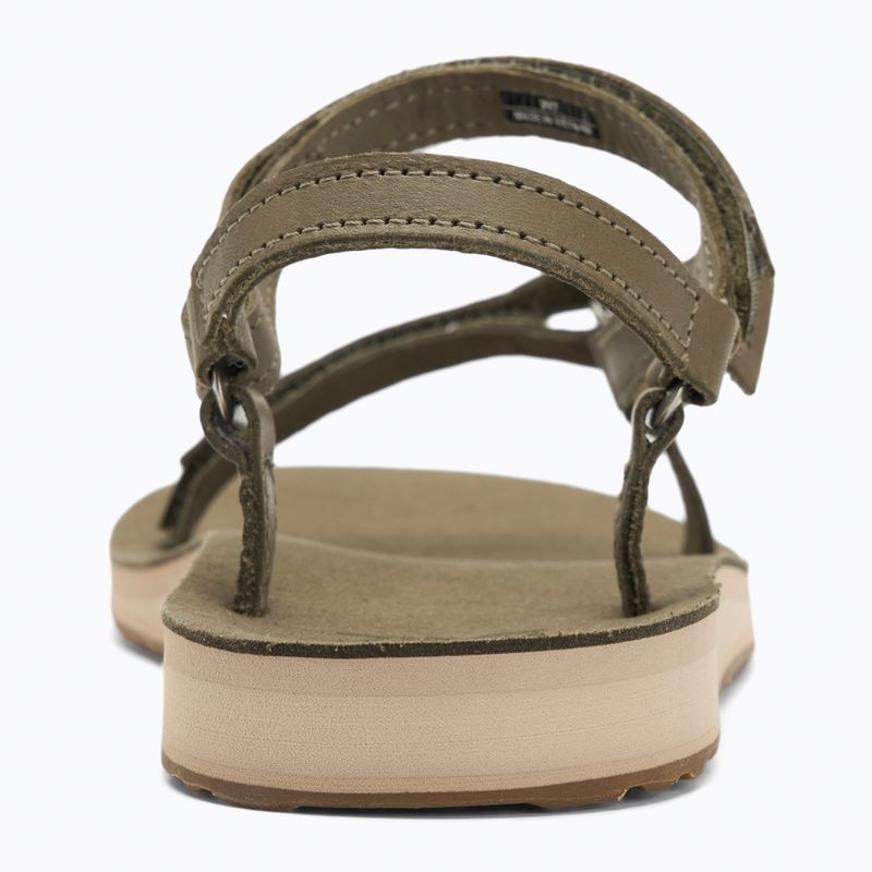 Sandali Teva Original Universal Slim Lea da donna in oliva bruciata 6