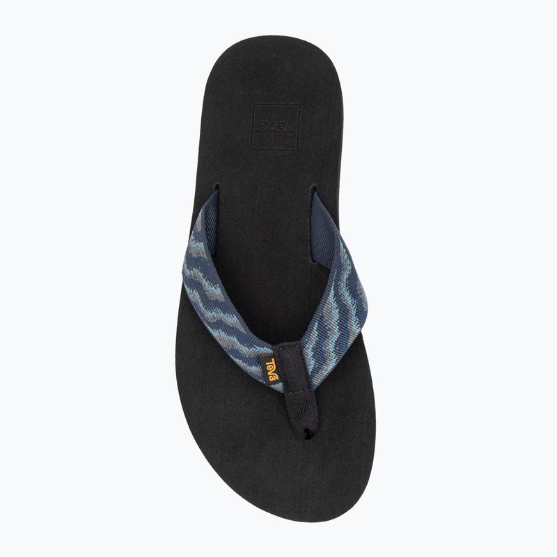 Teva Mush II infradito da uomo neon wave/navy 5