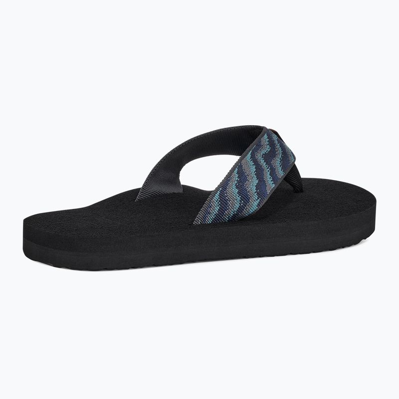 Teva Mush II infradito da uomo neon wave/navy 4