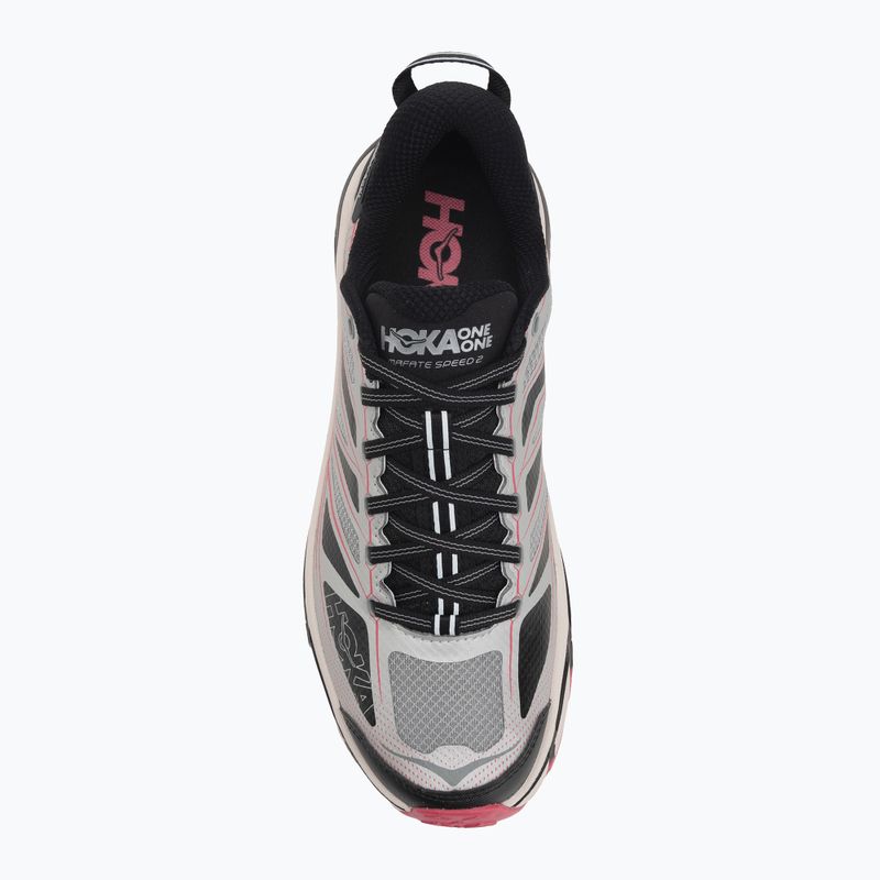 Scarpe HOKA Mafate Speed 2 galactic grey/ruby red 5