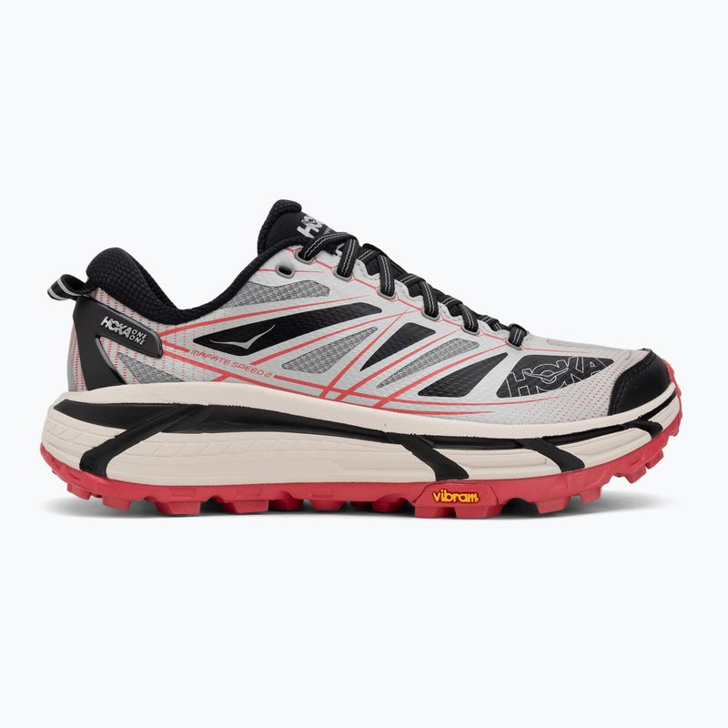 Scarpe HOKA Mafate Speed 2 galactic grey/ruby red 2