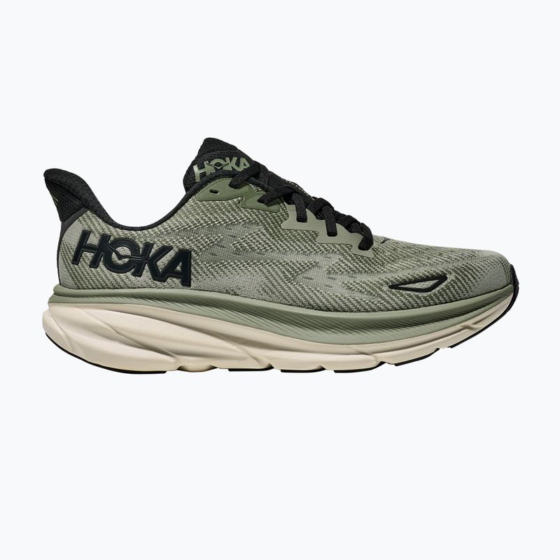 Scarpe da running uomo HOKA Clifton 9 sea moss/forest lichen 2