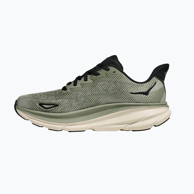 Scarpe da running uomo HOKA Clifton 9 sea moss/forest lichen 3