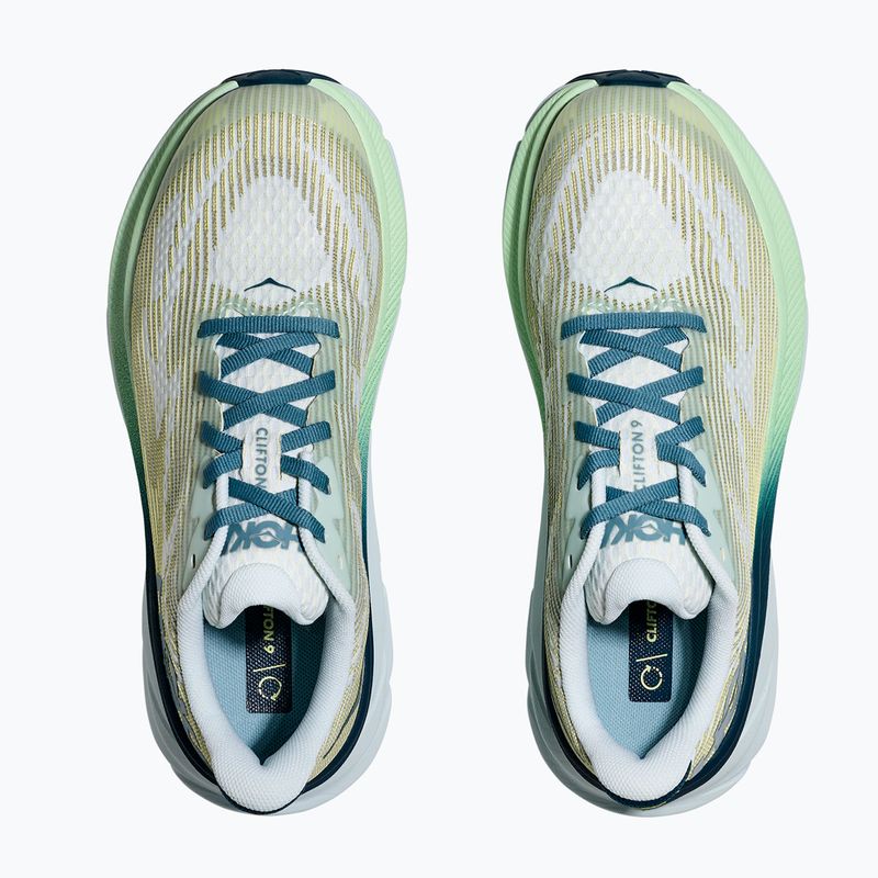 HOKA Clifton 9, scarpe da corsa per bambini, blu e blu crepuscolo 8