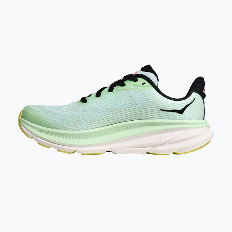 HOKA Clifton 9 scarpe da corsa per bambini in fluorite e neve fondente 3
