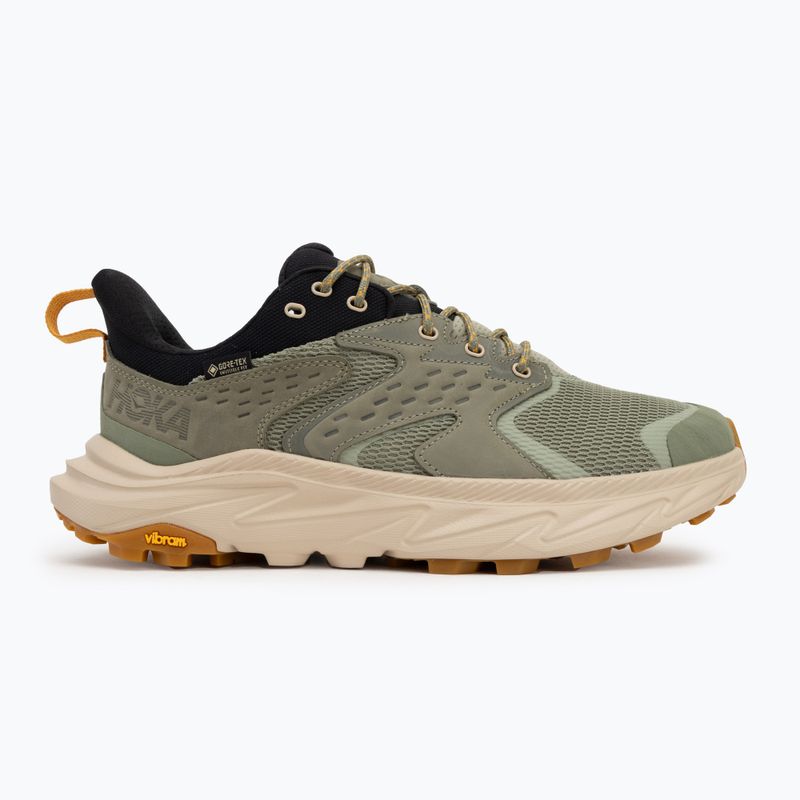 HOKA scarpe da trekking da uomo Anacapa 2 Low GTX muschio marino/calce d'avena 2