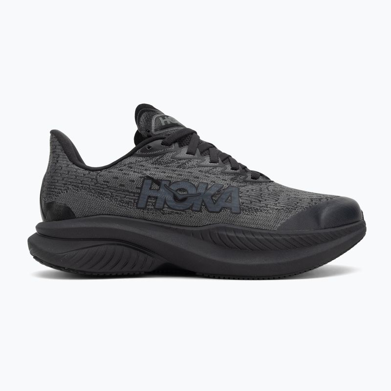 HOKA Mach 6 scarpe da corsa per bambini nero/nero 2