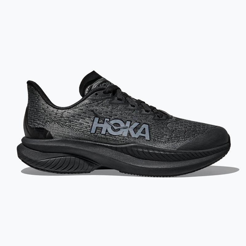 HOKA Mach 6 scarpe da corsa per bambini nero/nero 9
