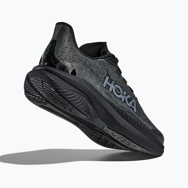HOKA Mach 6 scarpe da corsa per bambini nero/nero 11