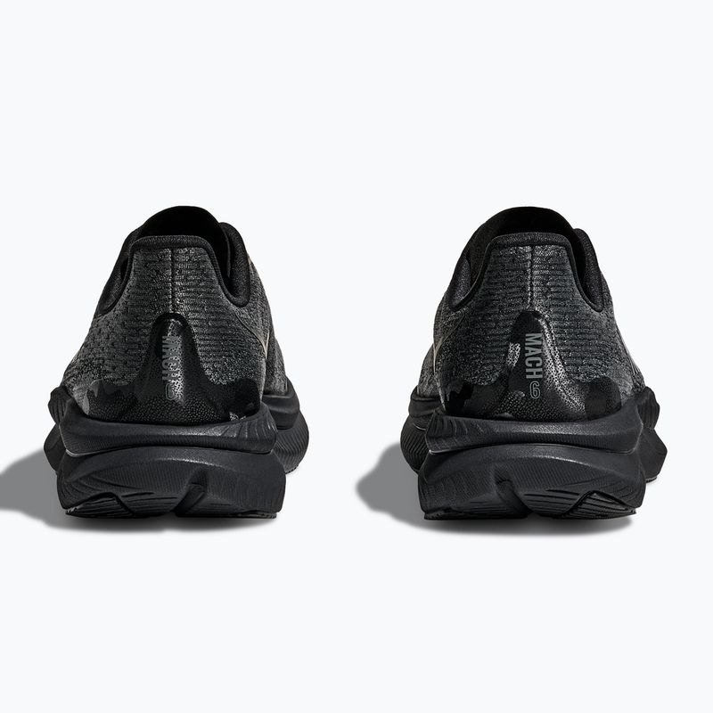 HOKA Mach 6 scarpe da corsa per bambini nero/nero 12