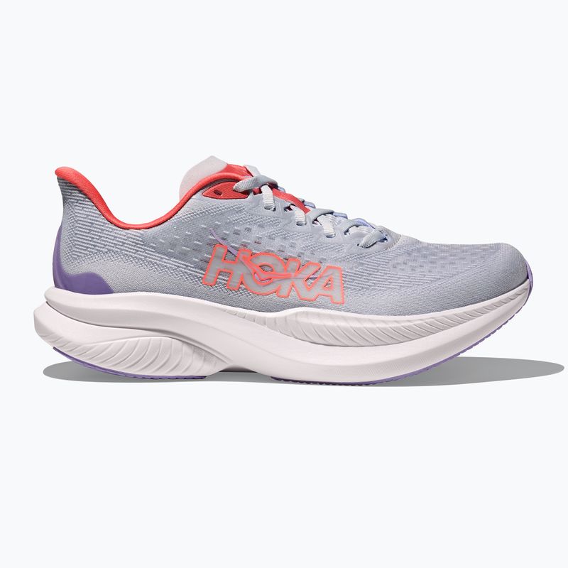 Scarpe da corsa da donna HOKA Mach 6, crepuscolo pallido/gullare 9