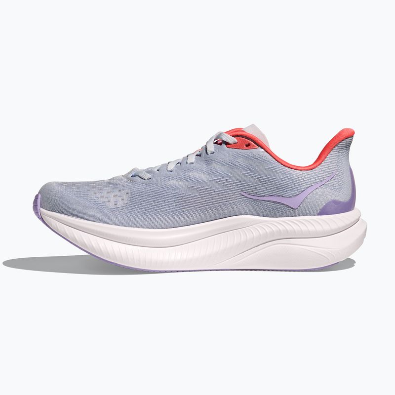 Scarpe da corsa da donna HOKA Mach 6, crepuscolo pallido/gullare 10