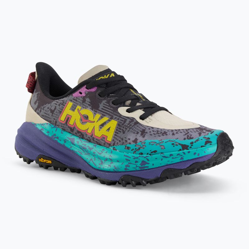 Scarpe da corsa da donna HOKA Speedgoat 6 farina d'avena/mountain iris