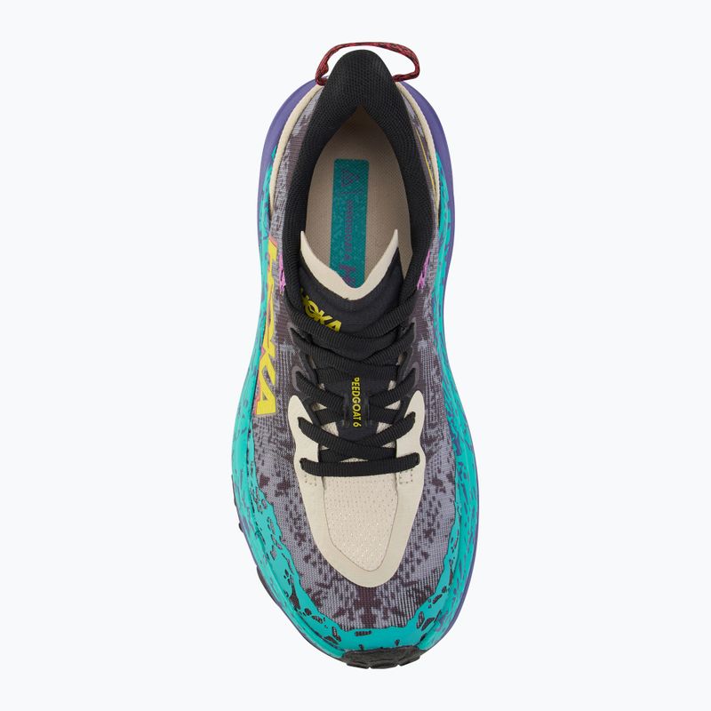 Scarpe da corsa da donna HOKA Speedgoat 6 farina d'avena/mountain iris 5