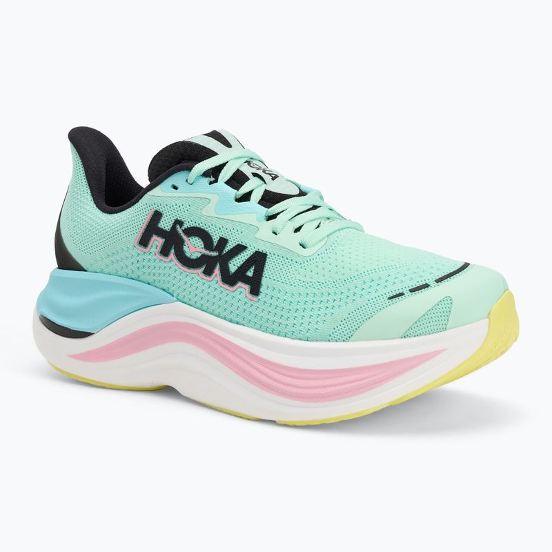 Scarpe da corsa da donna HOKA Skyward X menta fluorite/scintilla blu