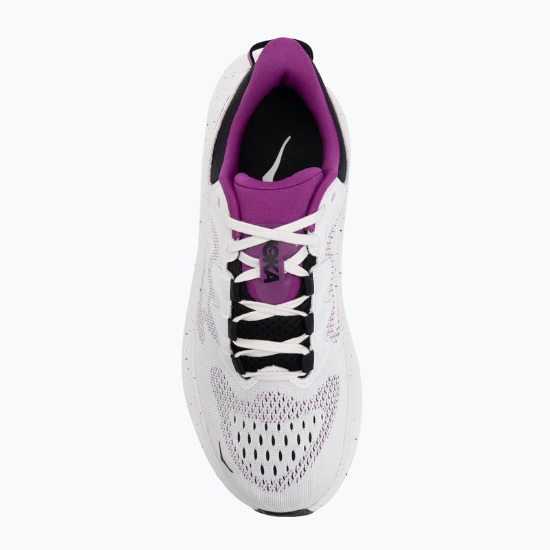 Scarpe da corsa donna HOKA Kawana 2 white/wildflower 5