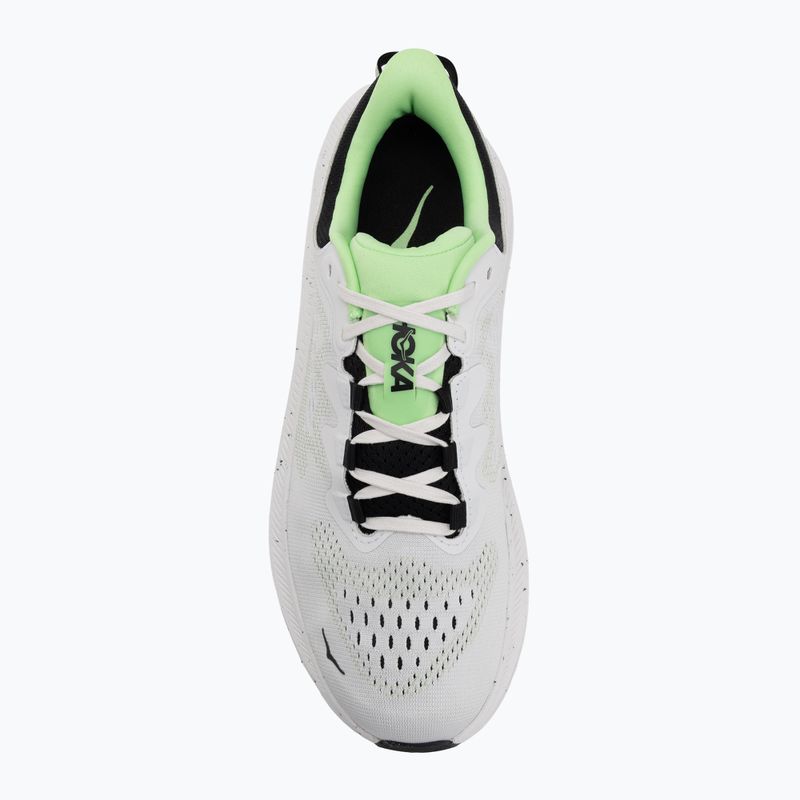 Scarpe da running uomo HOKA Kawana 2 white/tart apple 5