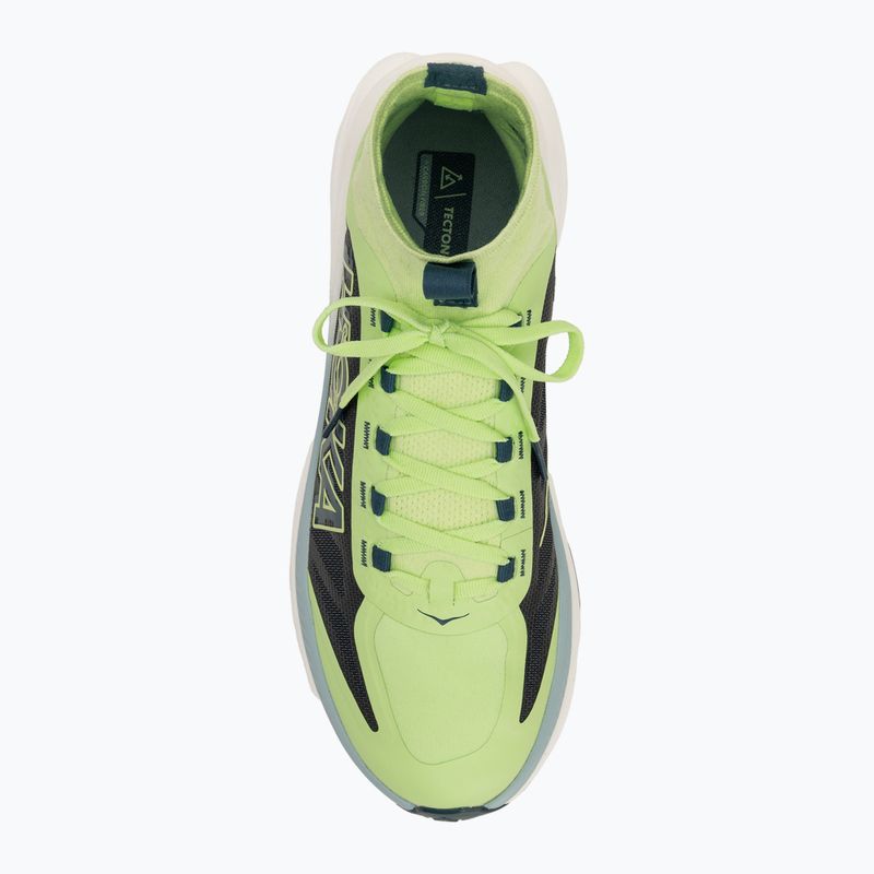 Scarpe da corsa HOKA Tecton X 3 da uomo, mela crostata/blu crepuscolo 5