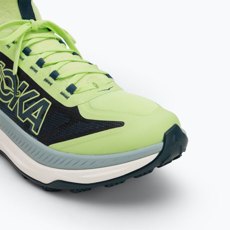 Scarpe da corsa HOKA Tecton X 3 da uomo, mela crostata/blu crepuscolo 7