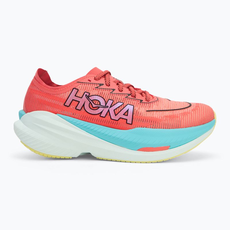 HOKA Mach X 2 scarpe da corsa da uomo grapefuit/corallo elettrico 2