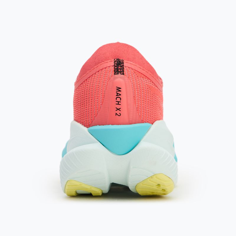 Scarpe da corsa da donna HOKA Mach X 2 pompelmo/corallo elettrico 7
