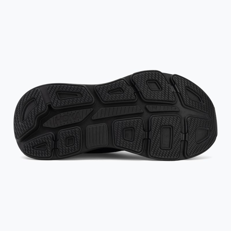 Scarpe da corsa da uomo HOKA Bondi 9 nero/nero 4