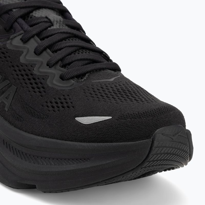 Scarpe da corsa da uomo HOKA Bondi 9 nero/nero 7