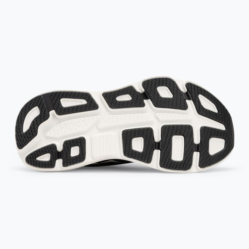 Scarpe da corsa da uomo HOKA Bondi 9 nero/bianco 4