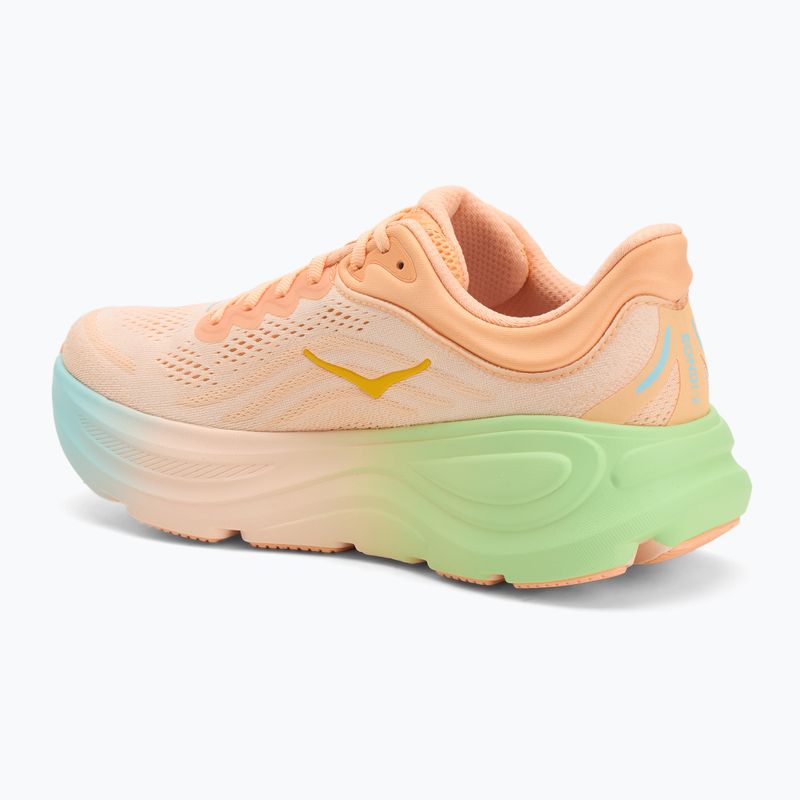 Scarpe da corsa HOKA Bondi 9 frost/pale tangerine da uomo 3