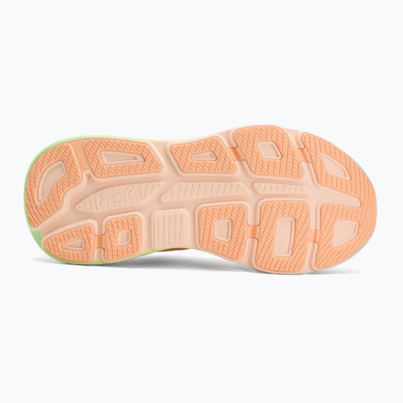 Scarpe da corsa HOKA Bondi 9 frost/pale tangerine da uomo 4