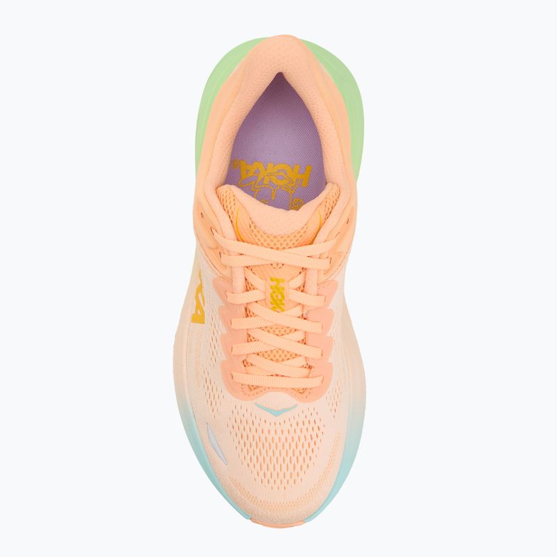 Scarpe da corsa HOKA Bondi 9 frost/pale tangerine da uomo 5