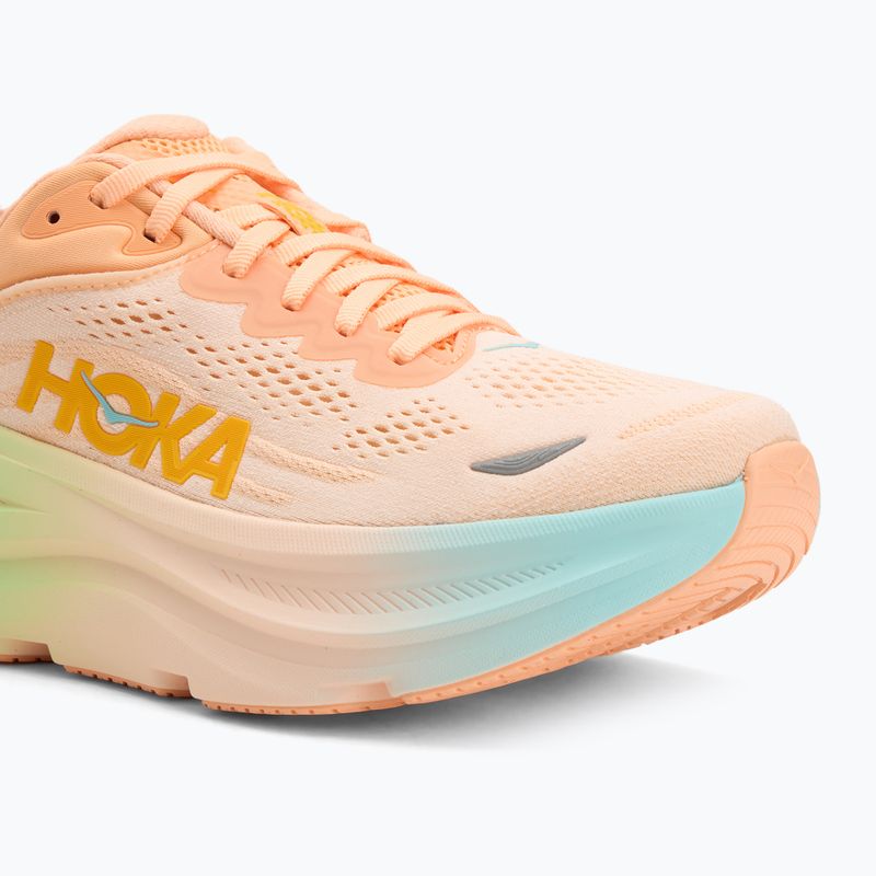 Scarpe da corsa HOKA Bondi 9 frost/pale tangerine da uomo 7
