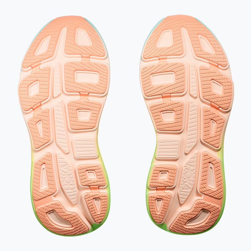 Scarpe da corsa HOKA Bondi 9 frost/pale tangerine da uomo 7
