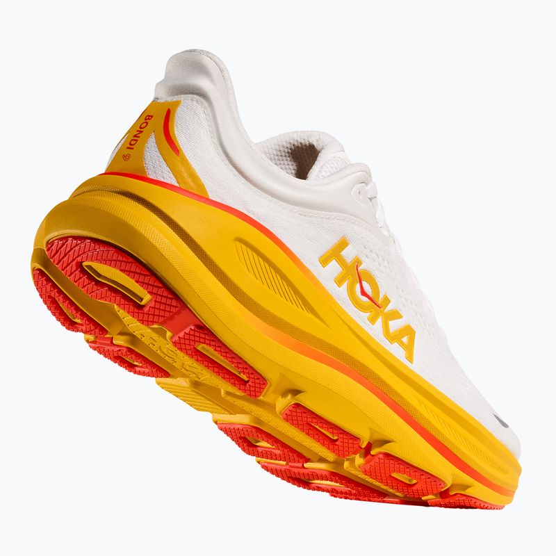 Scarpe da corsa HOKA Bondi 9 frost/sunflower da uomo 4