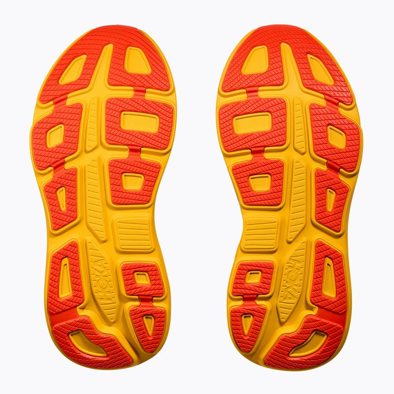Scarpe da corsa HOKA Bondi 9 frost/sunflower da uomo 7