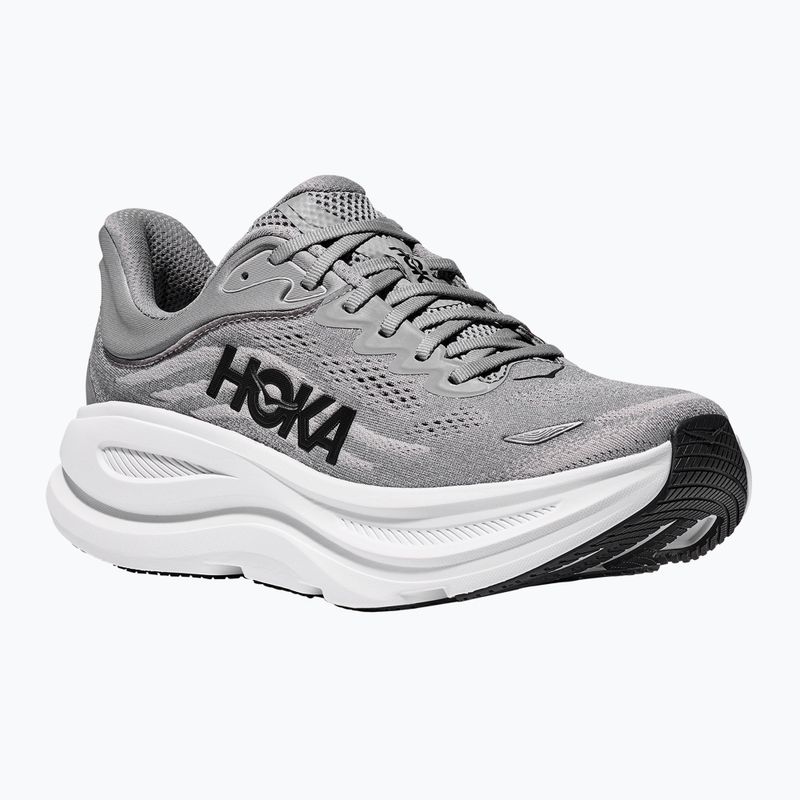 HOKA Bondi 9 scarpe da corsa da uomo grigio galattico/grigio stellare 8