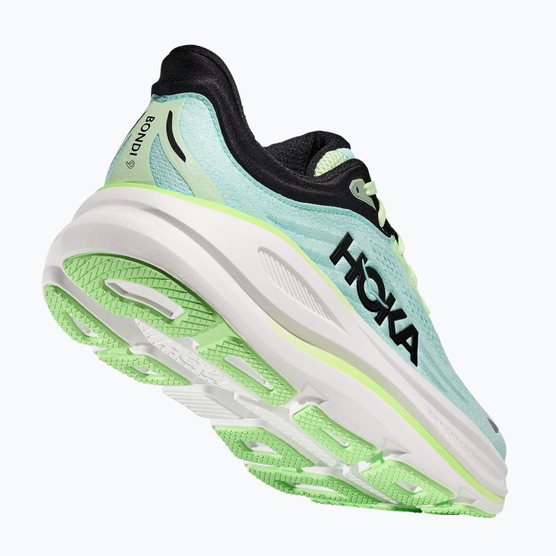 HOKA scarpe da corsa da uomo Bondi 9 luna moth/nero 4