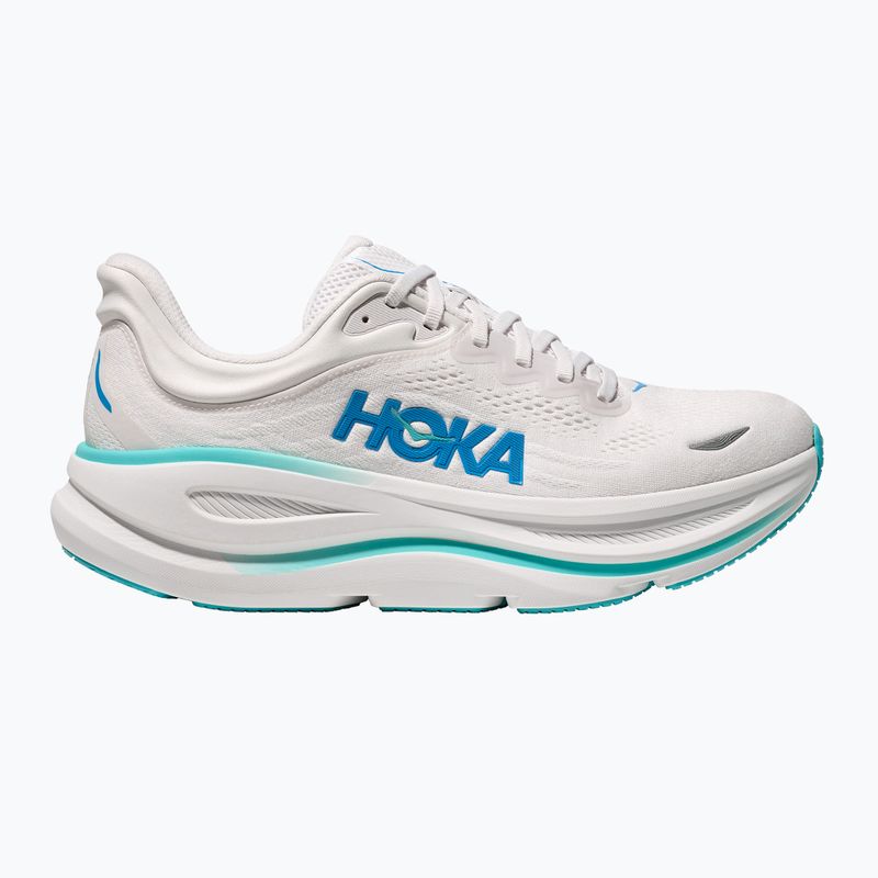 Scarpe da corsa da uomo HOKA Bondi 9 bianco/azzurro 2