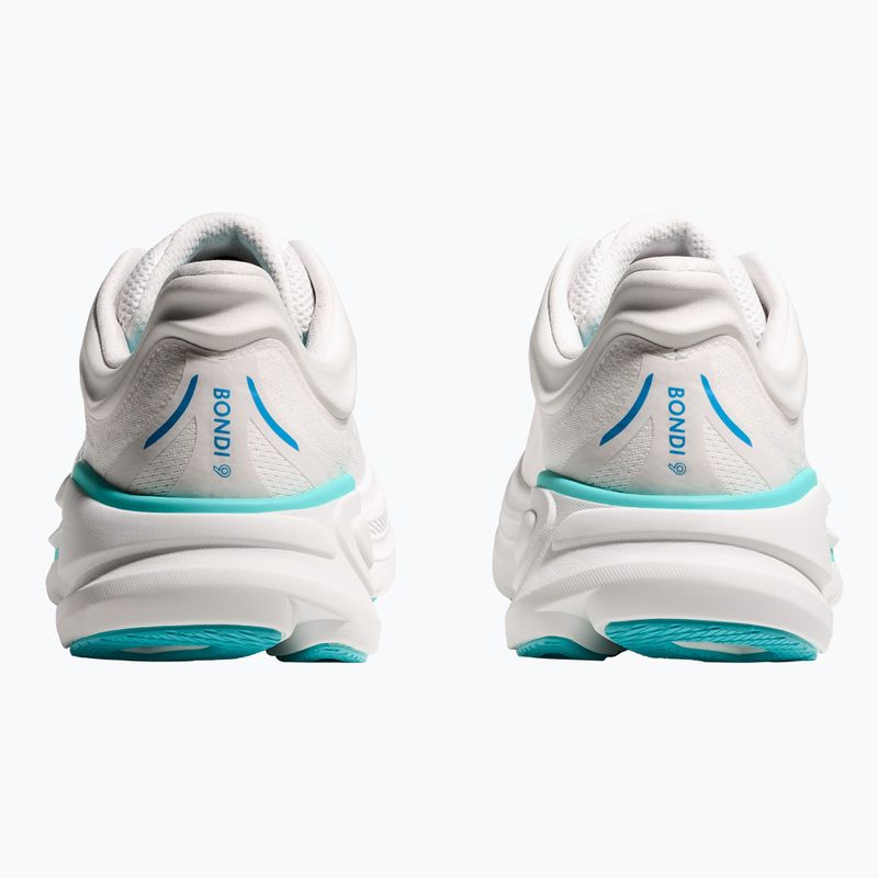 Scarpe da corsa da uomo HOKA Bondi 9 bianco/azzurro 6