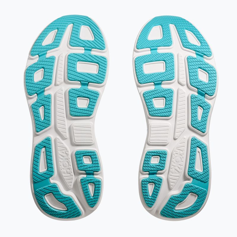 Scarpe da corsa da uomo HOKA Bondi 9 bianco/azzurro 7