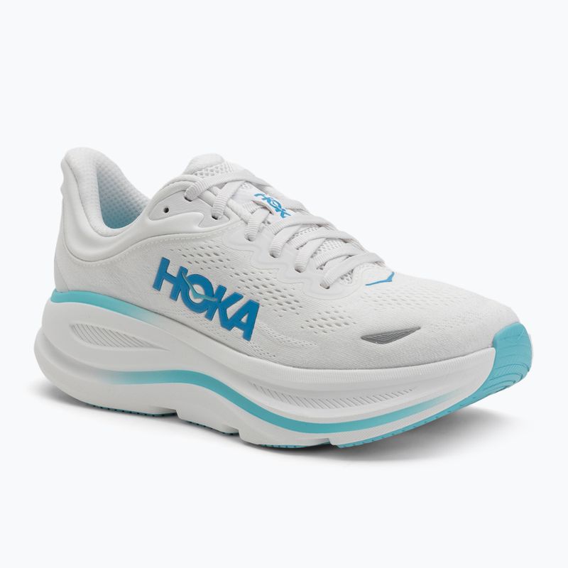 Scarpe da corsa da uomo HOKA Bondi 9 bianco/azzurro