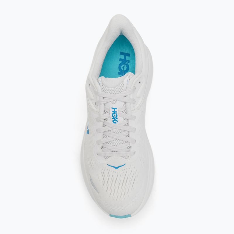 Scarpe da corsa da uomo HOKA Bondi 9 bianco/azzurro 5