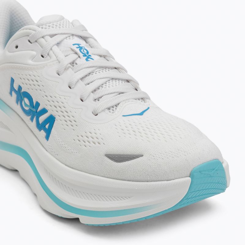 Scarpe da corsa da uomo HOKA Bondi 9 bianco/azzurro 7