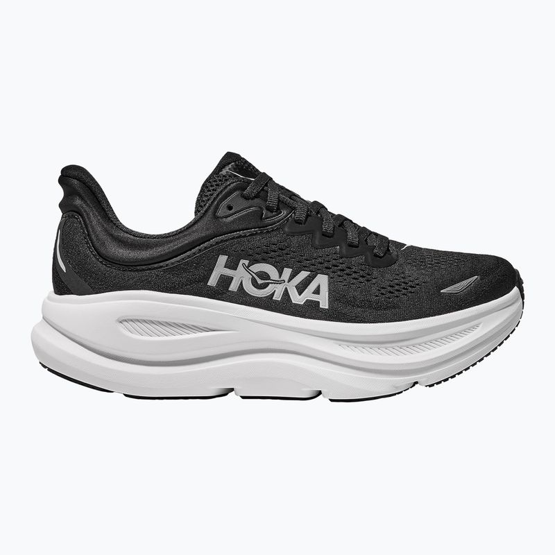 Scarpe da corsa da donna HOKA Bondi 9 nero/bianco 2