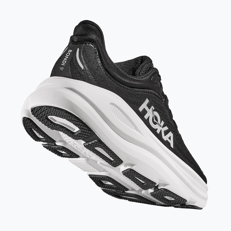 Scarpe da corsa da donna HOKA Bondi 9 nero/bianco 4