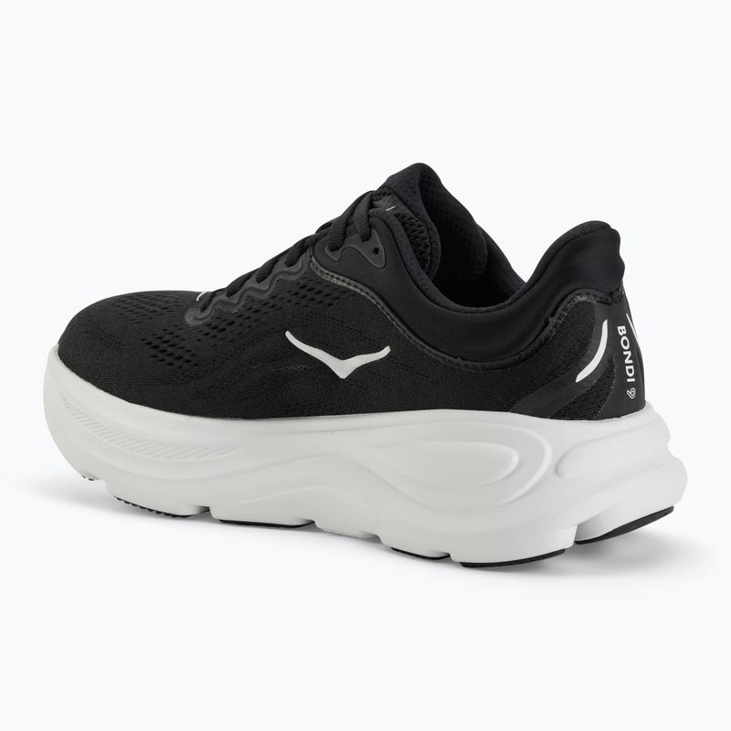 Scarpe da corsa da donna HOKA Bondi 9 nero/bianco 3