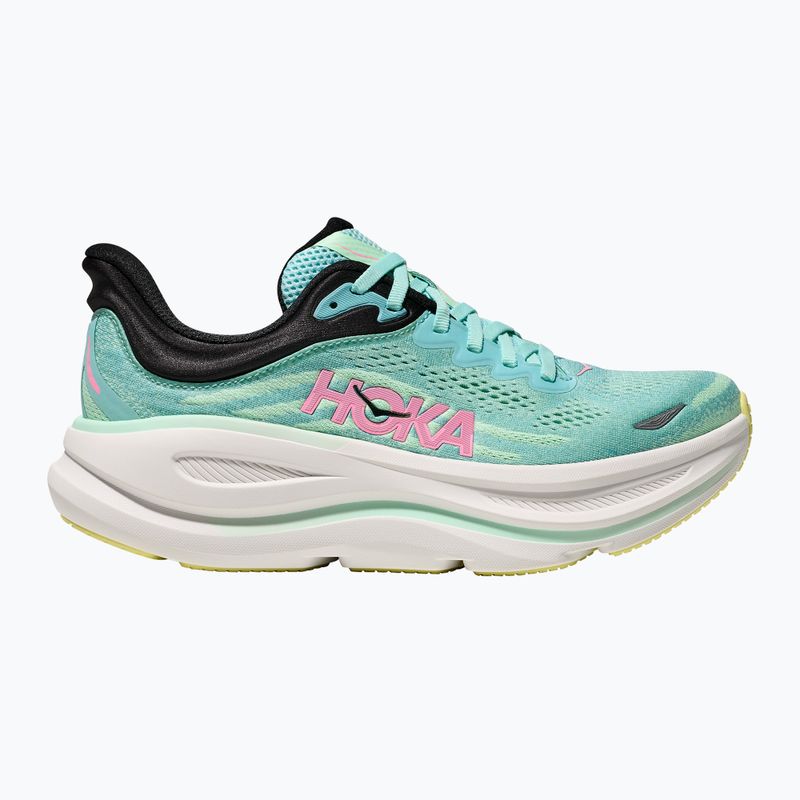 Scarpe da corsa da donna HOKA Bondi 9 blu scintilla/menta fluorite 2