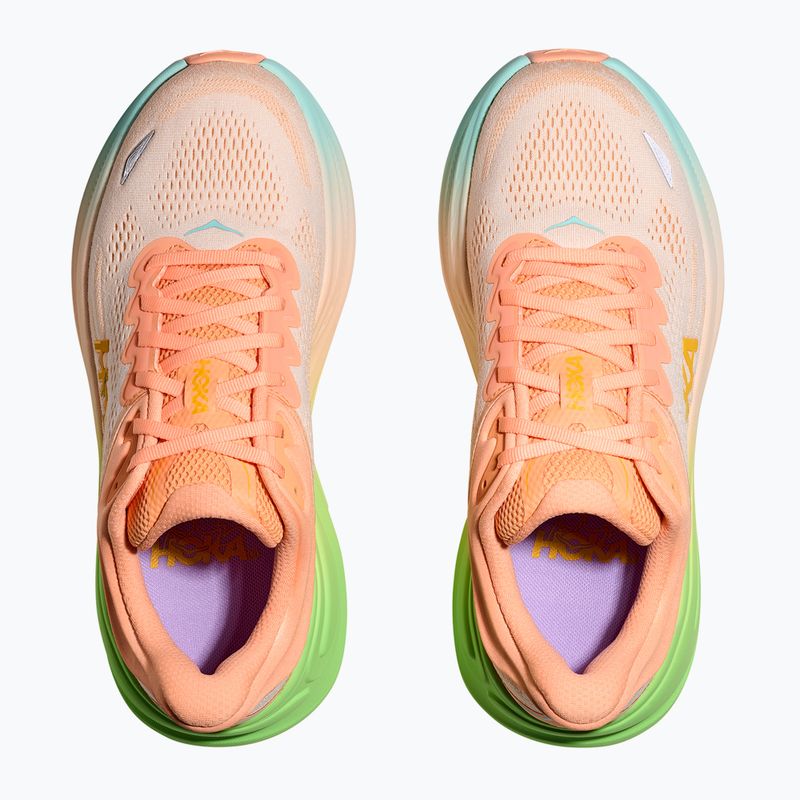Scarpe da corsa da donna HOKA Bondi 9 frost/pale tangerine 4