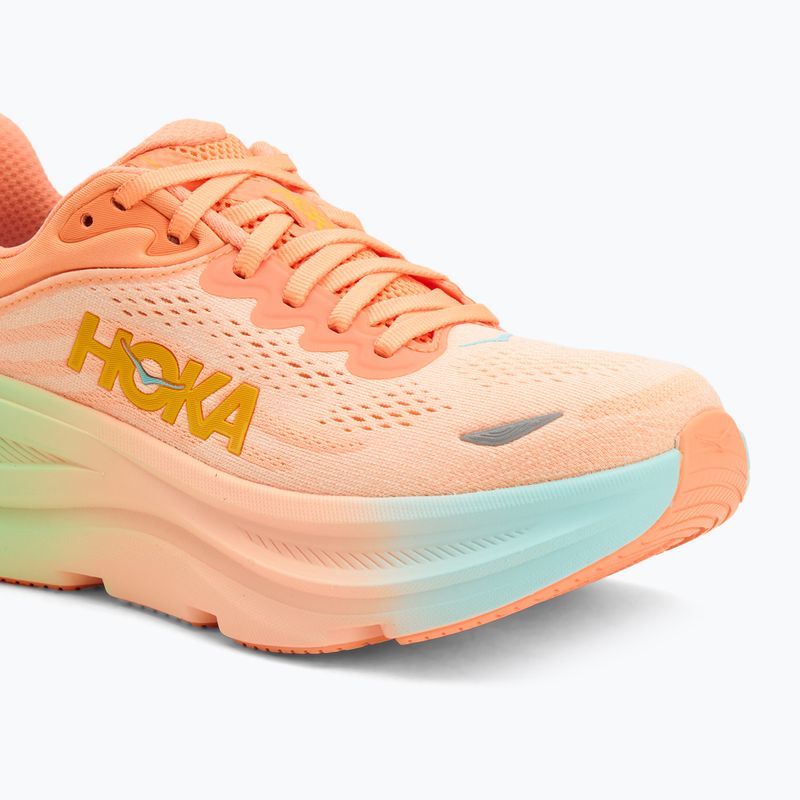 Scarpe da corsa da donna HOKA Bondi 9 frost/pale tangerine 7