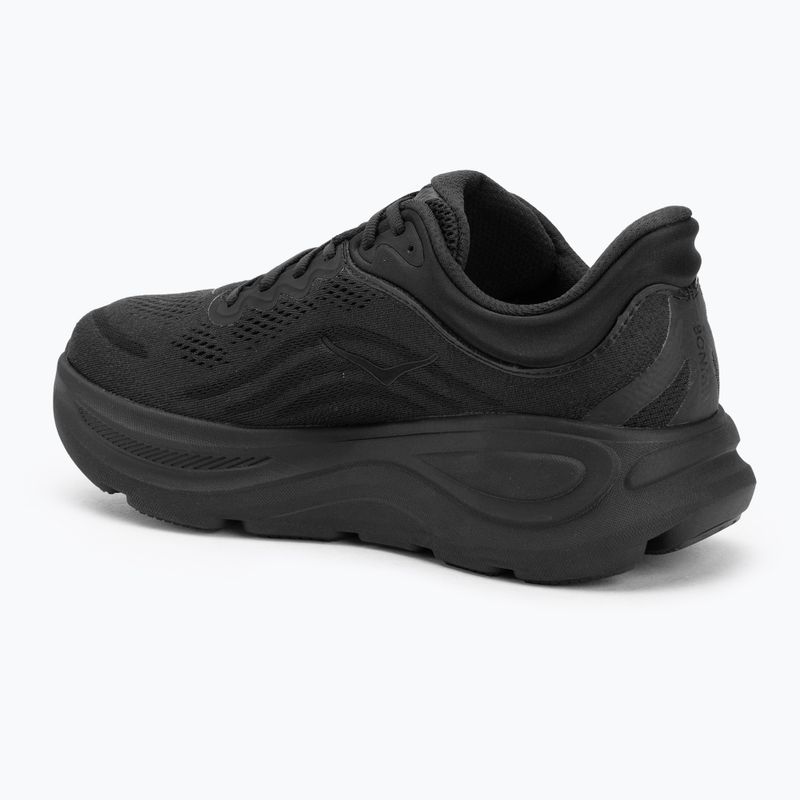 Scarpe da corsa da uomo HOKA Bondi 9 Wide nero/nero 3